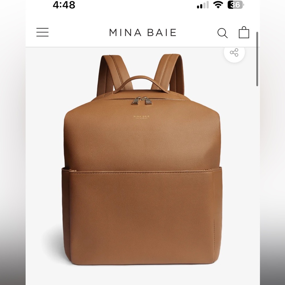 Mina Baie Stevie full backpack never been used